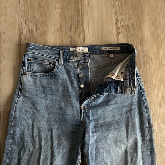 Denim Forum The BF High-Rise Loose 30L Light Blue Women's Jeans - Picture 6 of 11